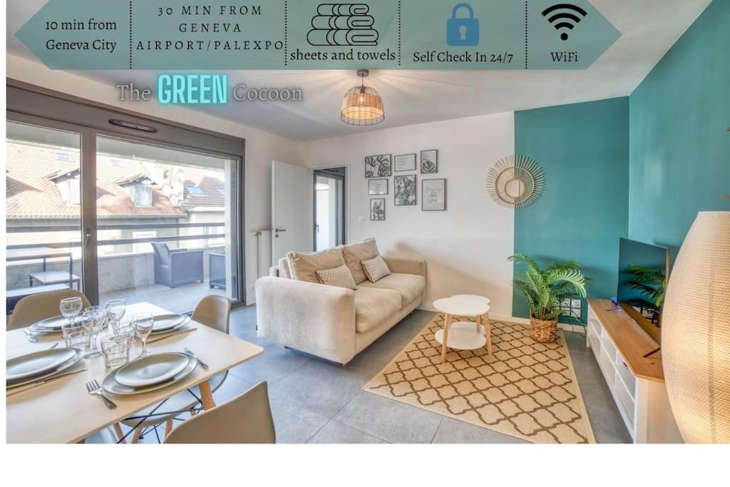 Green Cocon - Gare Annemasse A 3Min-Geneve Acces Direct Dış mekan fotoğraf